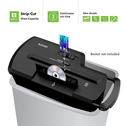 Aurora-AU800SZ-Professional-Strip-Cut-Paper-ShredderCDCredit-Card-Shredder-Without-Wastebasket-8-Sheet-Strip-Cut-No-Basket-0-0-1.jpg