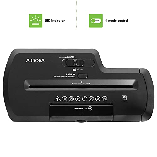 Aurora-AU800SZ-Professional-Strip-Cut-Paper-ShredderCDCredit-Card-Shredder-Without-Wastebasket-8-Sheet-Strip-Cut-No-Basket-0-2-1.jpg