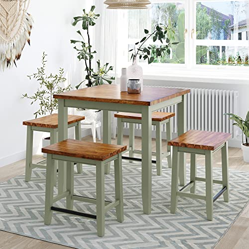 Farmhouse-5-Piece-Dining-Table-Set-Solid-Wood-Counter-Height-Dining-Furniture-with-4-Saddle-Seat-Stools-Rustic-Bar-Table-Set-for-Home-Kitchen-Bistro-0.jpg